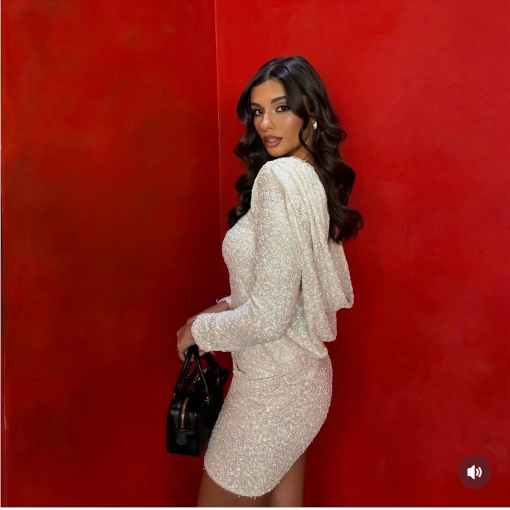 Viral ZARA Sequin Dress🤍